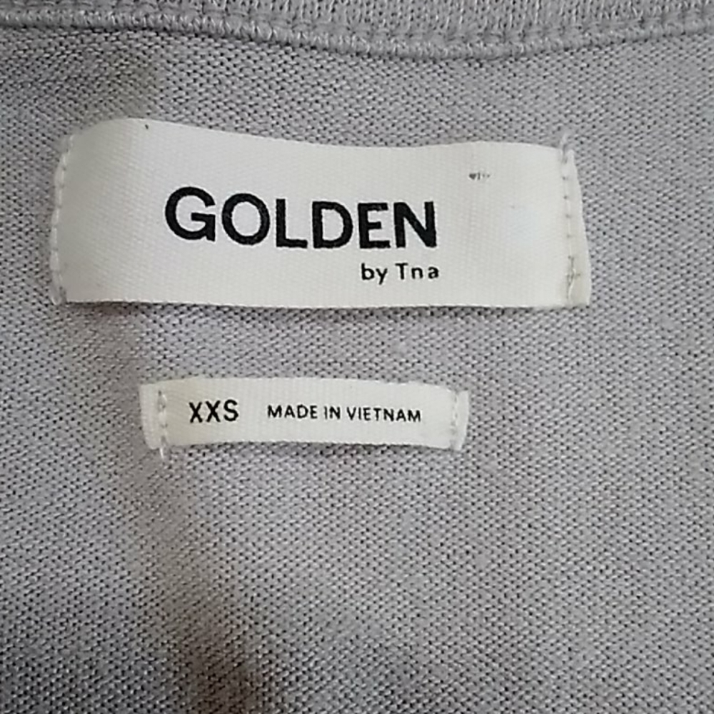 Golden by Tna Straight Dress Ashen long sleeve xxs - Picture 2 of 5